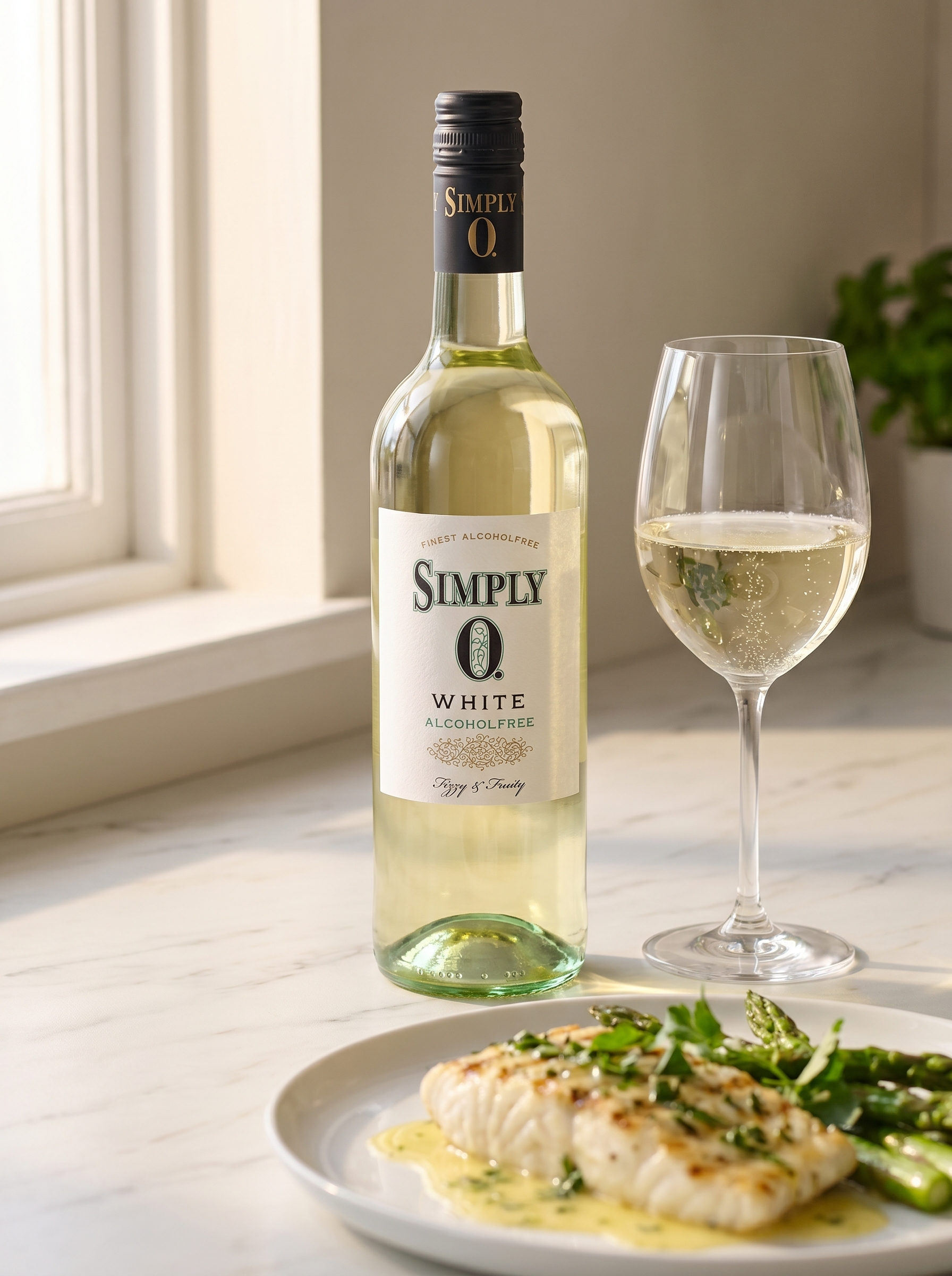 Simply 0 Alcohol Free White Wine 750ml Simply 0