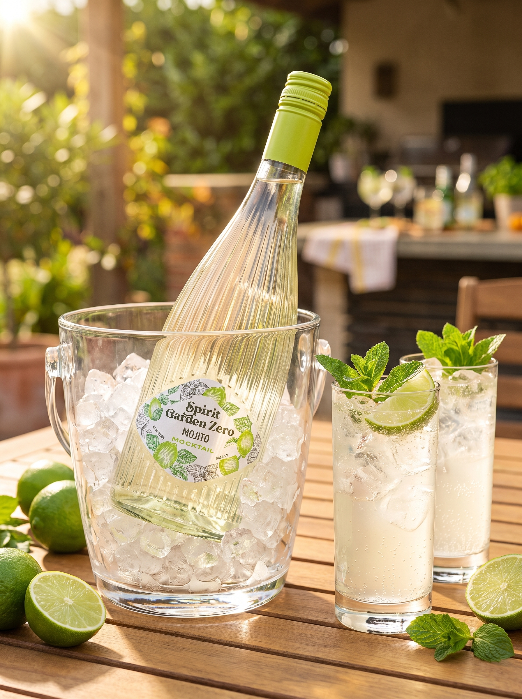 Spirit Garden Mojito Zero Alcohol Free Sparkling Mocktail 0.0% 750ml Spirit Garden