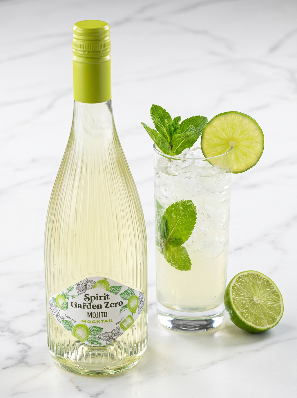 Spirit Garden Mojito Zero Alcohol Free Sparkling Mocktail 0.0% 750ml Spirit Garden