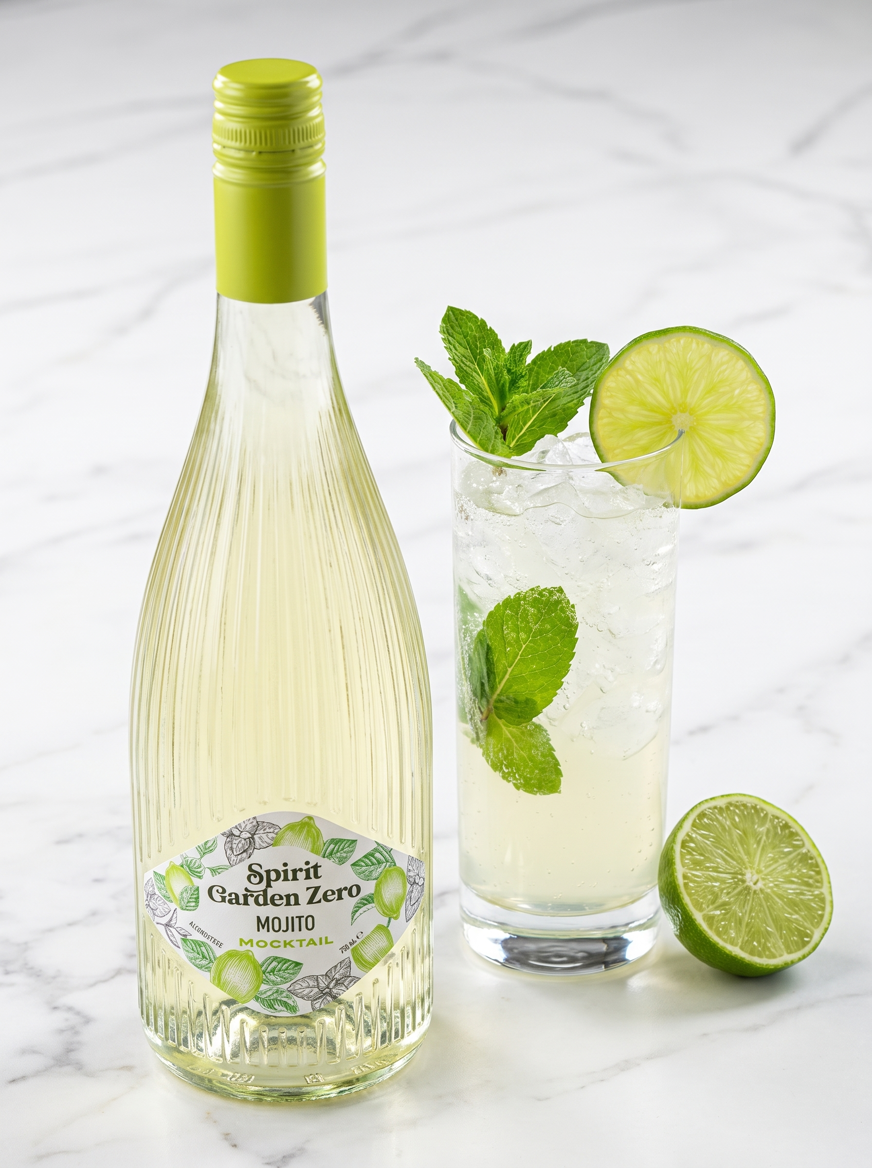 Spirit Garden Mojito Zero Alcohol Free Sparkling Mocktail 0.0% 750ml Spirit Garden