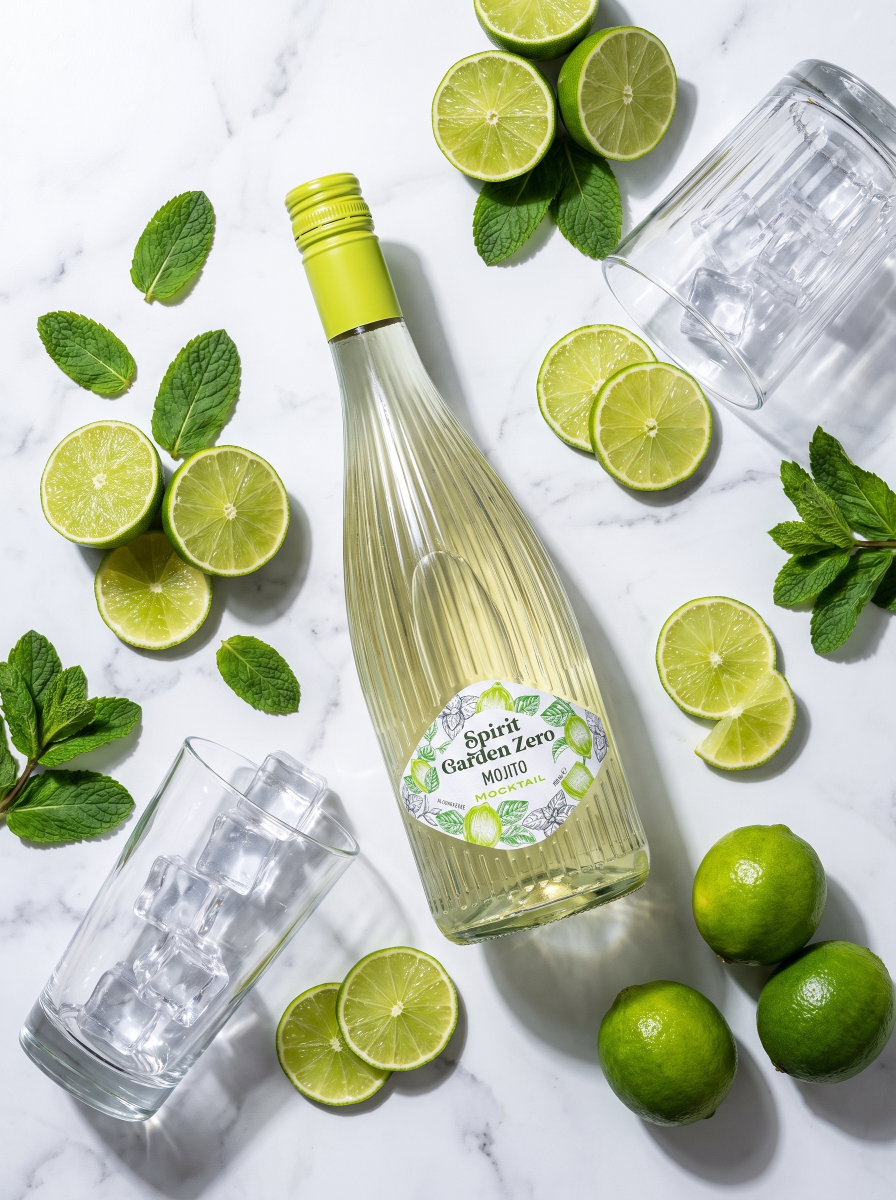Spirit Garden Mojito Zero Alcohol Free Sparkling Mocktail 0.0% 750ml Spirit Garden