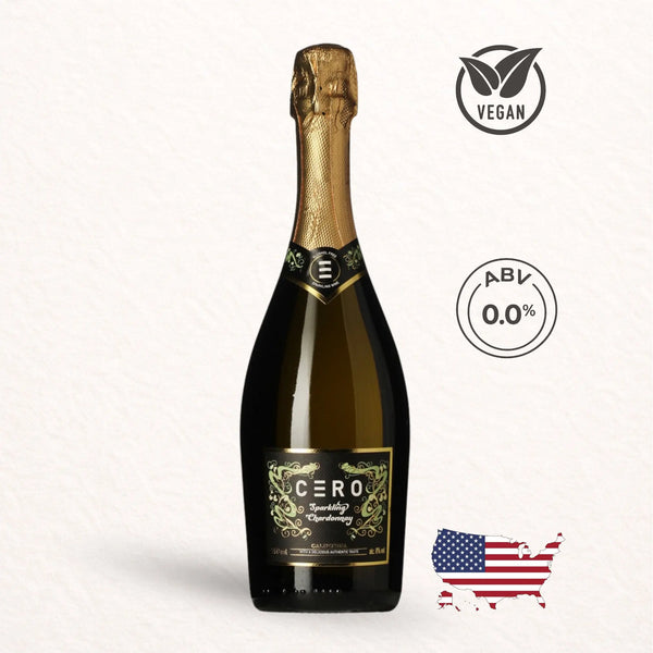 Alcohol-Free Cero Sparkling Chardonnay  ABV 0.0% No&Low Drinks