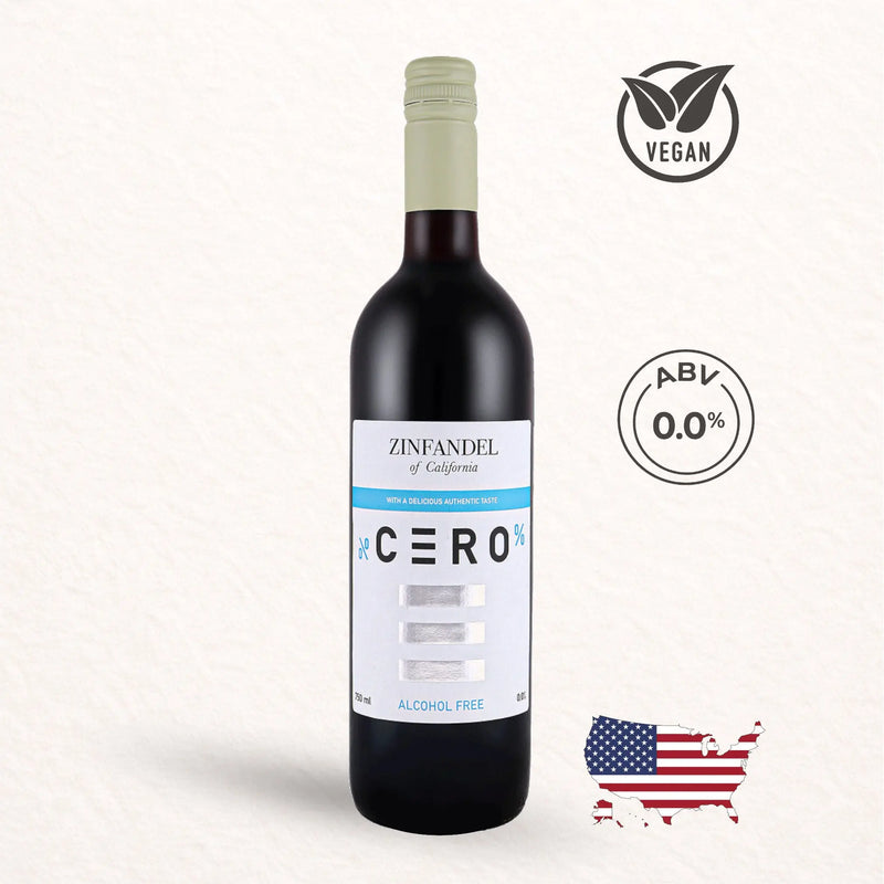 Alcohol-Free Cero Zinfandel ABV 0.0% No&Low Drinks