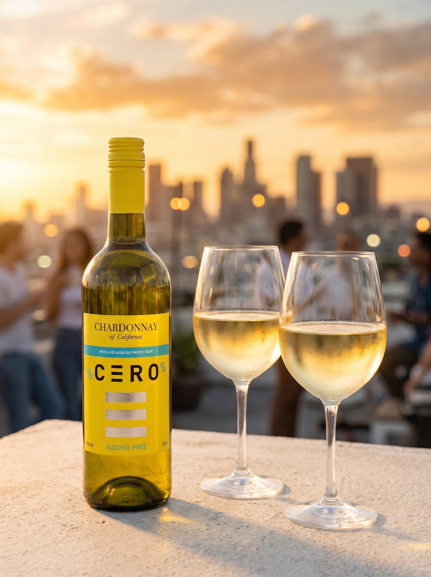 Cero Chardonnay Alcohol Free White Wine 0.0% 750ml Cero