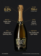 Cero Sparkling Chardonnay Alcohol Free White Sparkling Wine 0.0% 750ml Cero