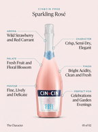 Cin&Cin FREE Sparkling Rosé Alcohol Free Sparkling Wine 0.0% 750ml Cin&Cin