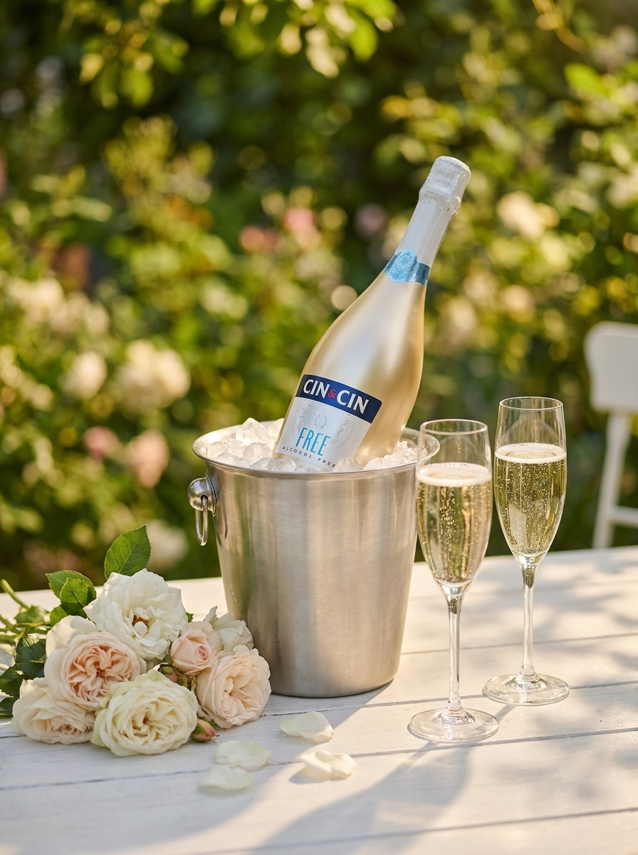 Cin&Cin FREE Sparkling Bianco Alcohol Free White Sparkling Wine 0.0% 750ml Cin&Cin