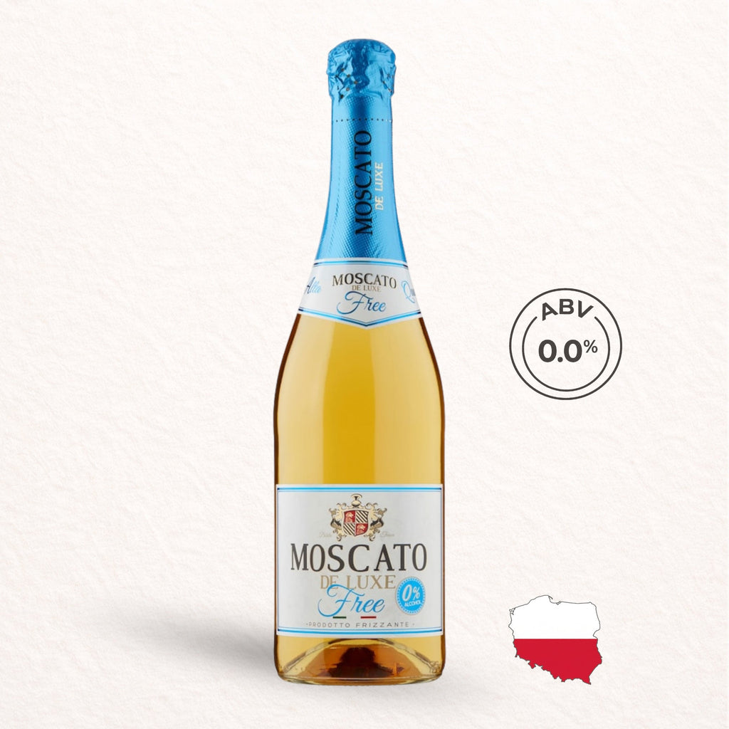 Moscato De Luxe Free Alcohol Free Sparkling Wine 0.0% 750ml Moscato De Luxe