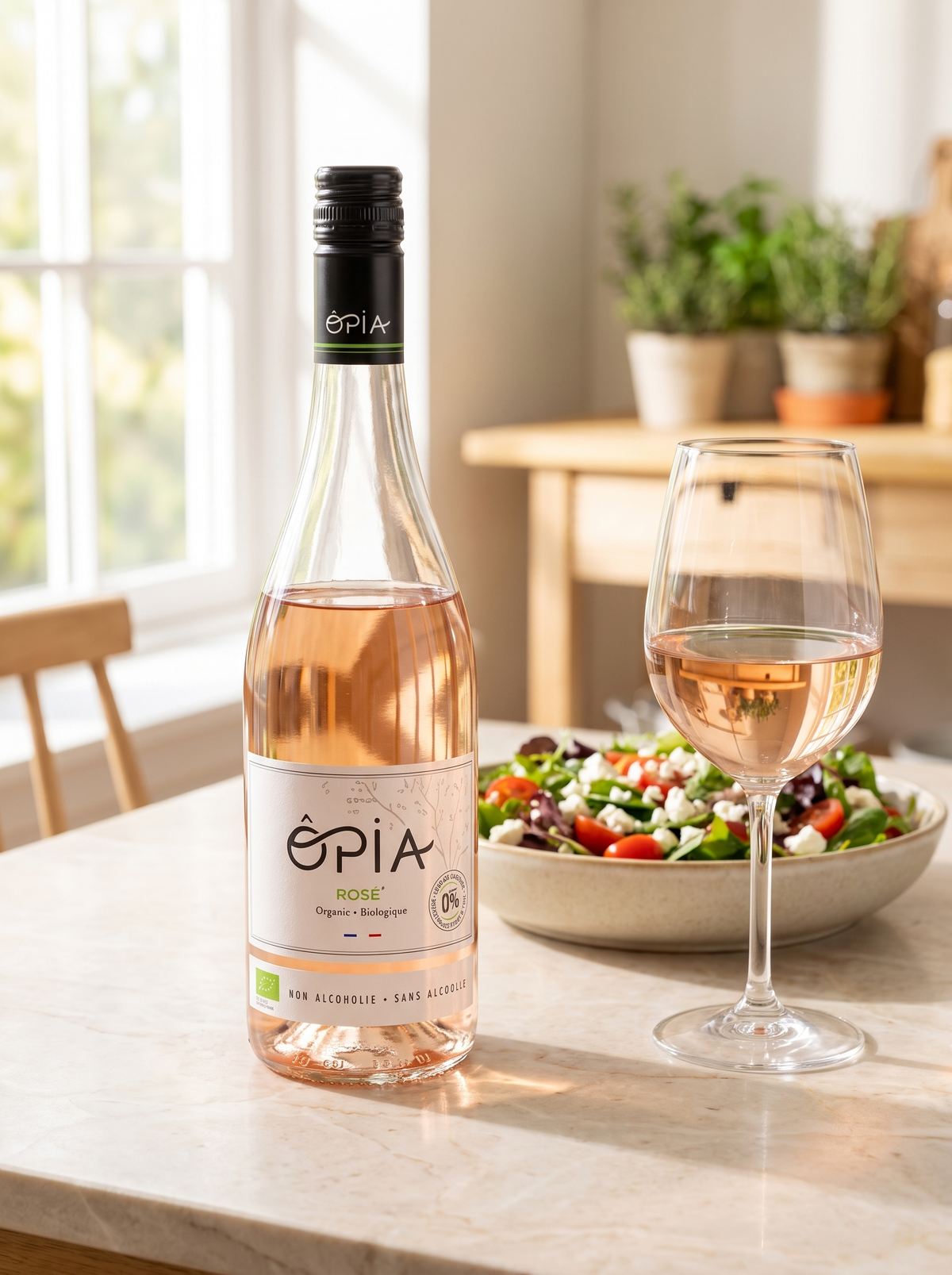 ÔPIA® Cabernet Rosé Halal Alcohol Free Rosé Wine 0.0% 750ml OPIA