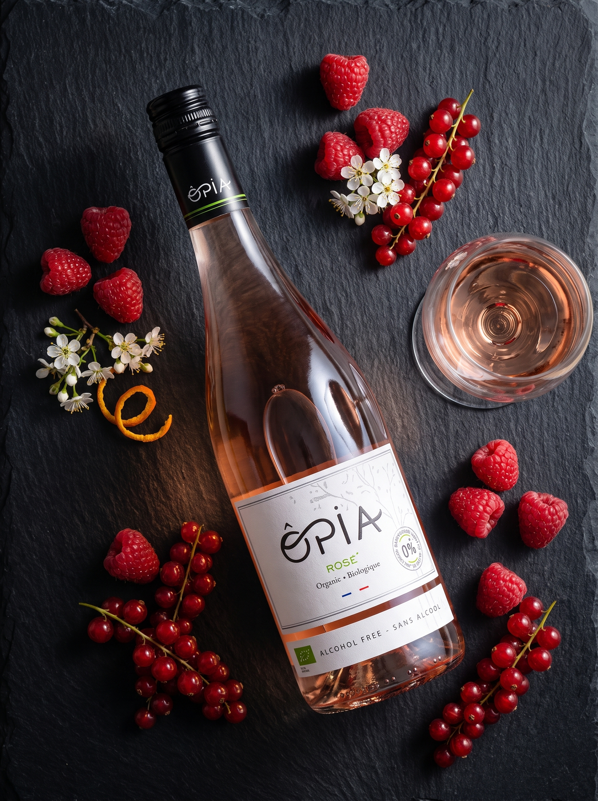 ÔPIA® Cabernet Rosé Halal Alcohol Free Rosé Wine 0.0% 750ml OPIA